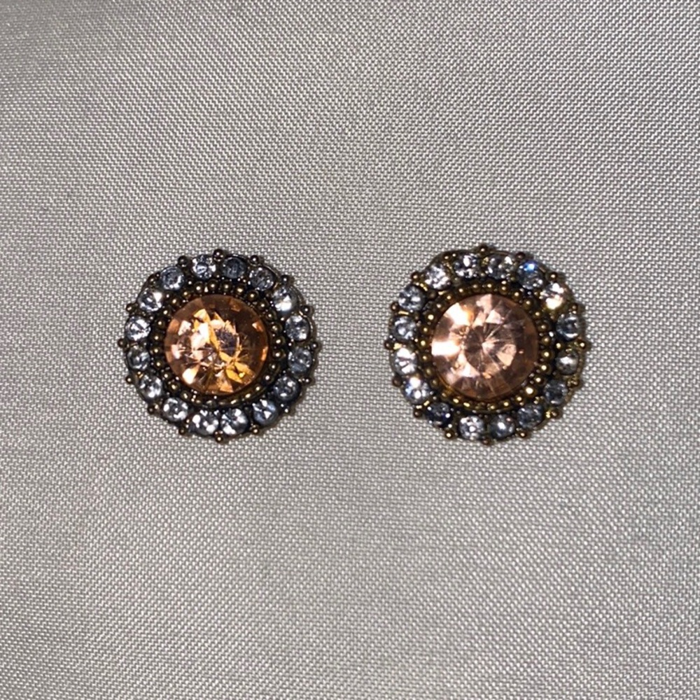 Costume jeweled earrings
